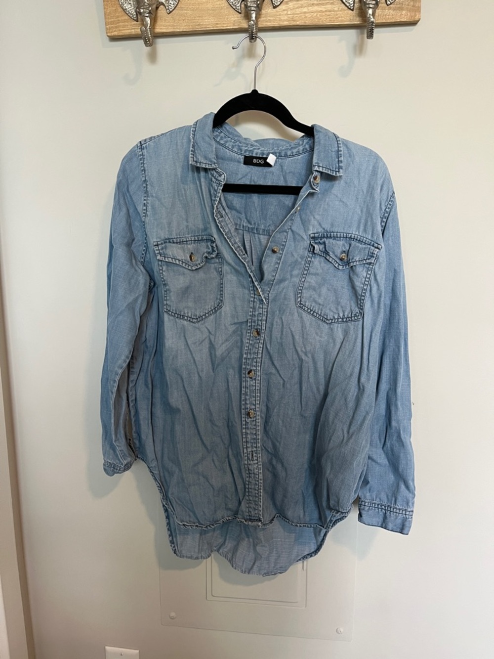BDG Light Blue Denim Shirt
